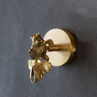 Wall Hook Solid Brass Animal-Inspired Design Space-Saving