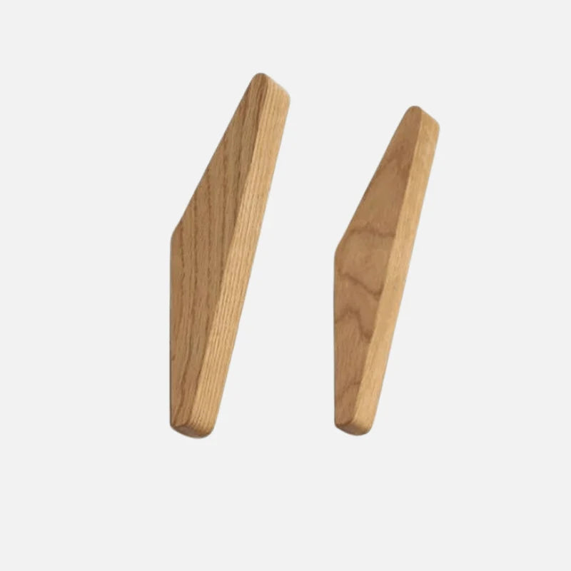 Wall Hook Solid Wood Two-Tone Finish