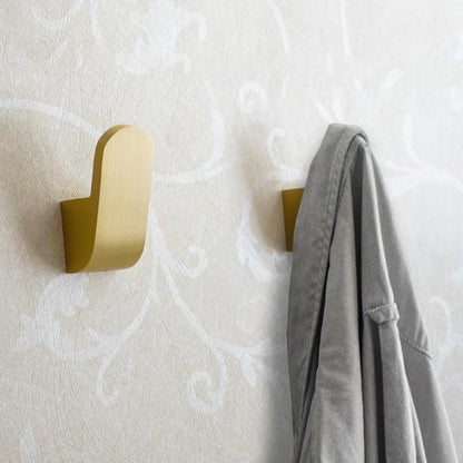 Wall Hooks Brass Gold Finish Space-Saving Design