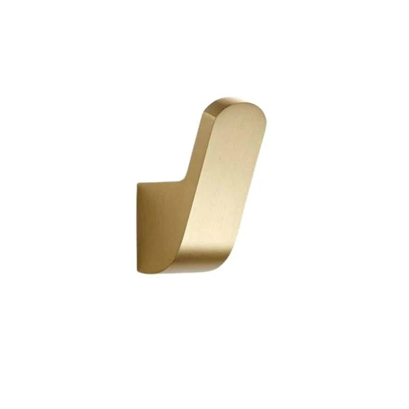 Wall Hooks Brass Gold Finish Space-Saving Design