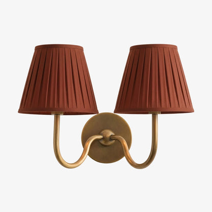 Wall Lamp Fabric Shade Soft Diffused Light Dimmable