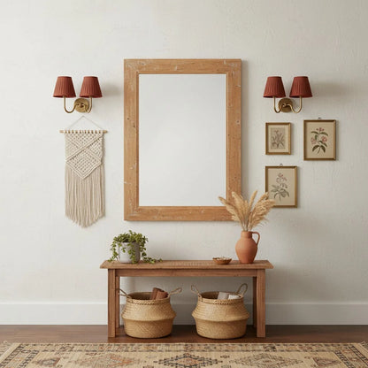 Wall Lamp Fabric Shade Soft Diffused Light Dimmable