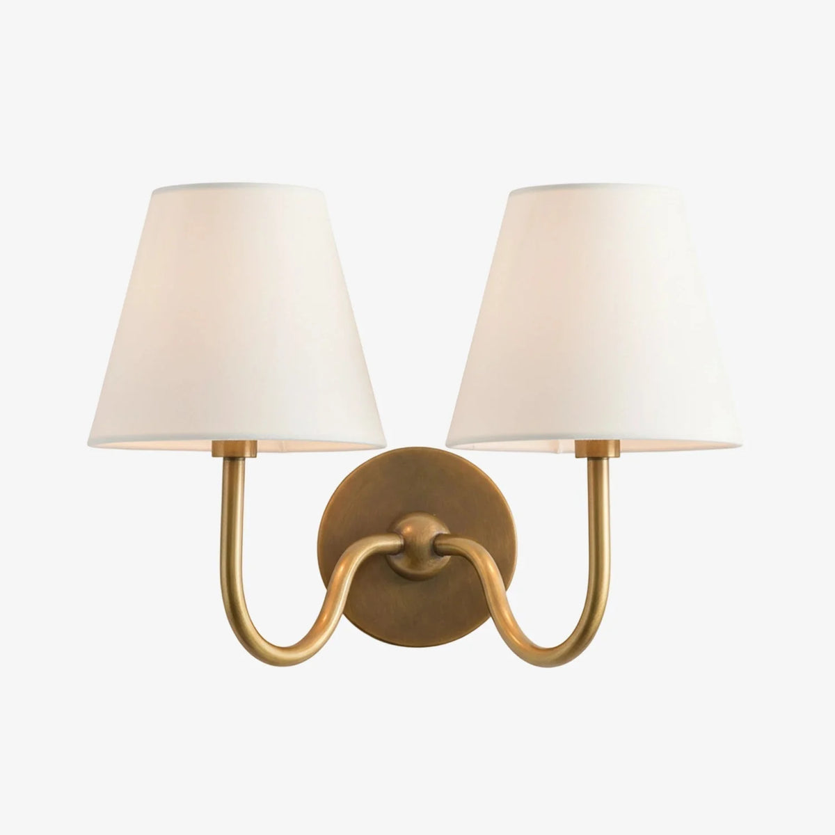 Wall Lamp Fabric Shade Soft Diffused Light Dimmable