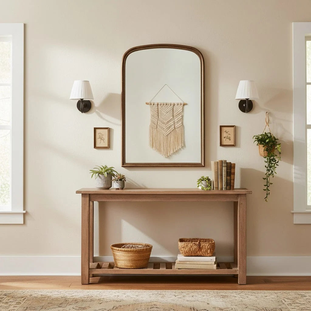 Wall Lamp Fabric Shade Soft Diffused Light Dimmable