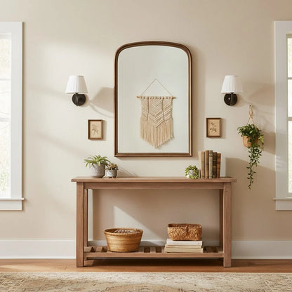 Wall Lamp Fabric Shade Soft Diffused Light Dimmable