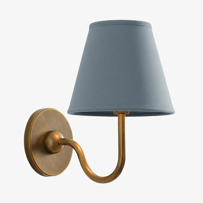 Wall Lamp Fabric Shade Soft Diffused Light Dimmable