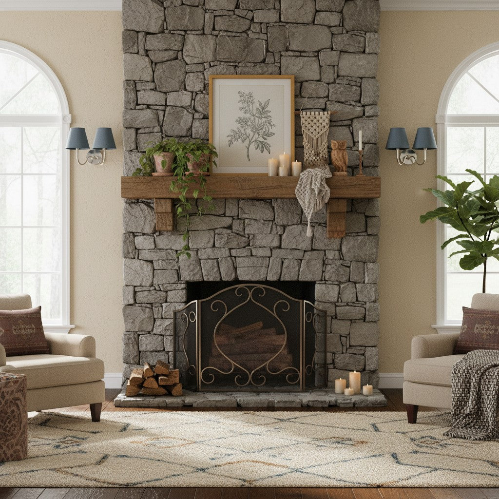 Wall Lamp Fabric Shade Soft Diffused Light Dimmable