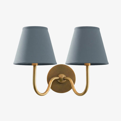 Wall Lamp Fabric Shade Soft Diffused Light Dimmable