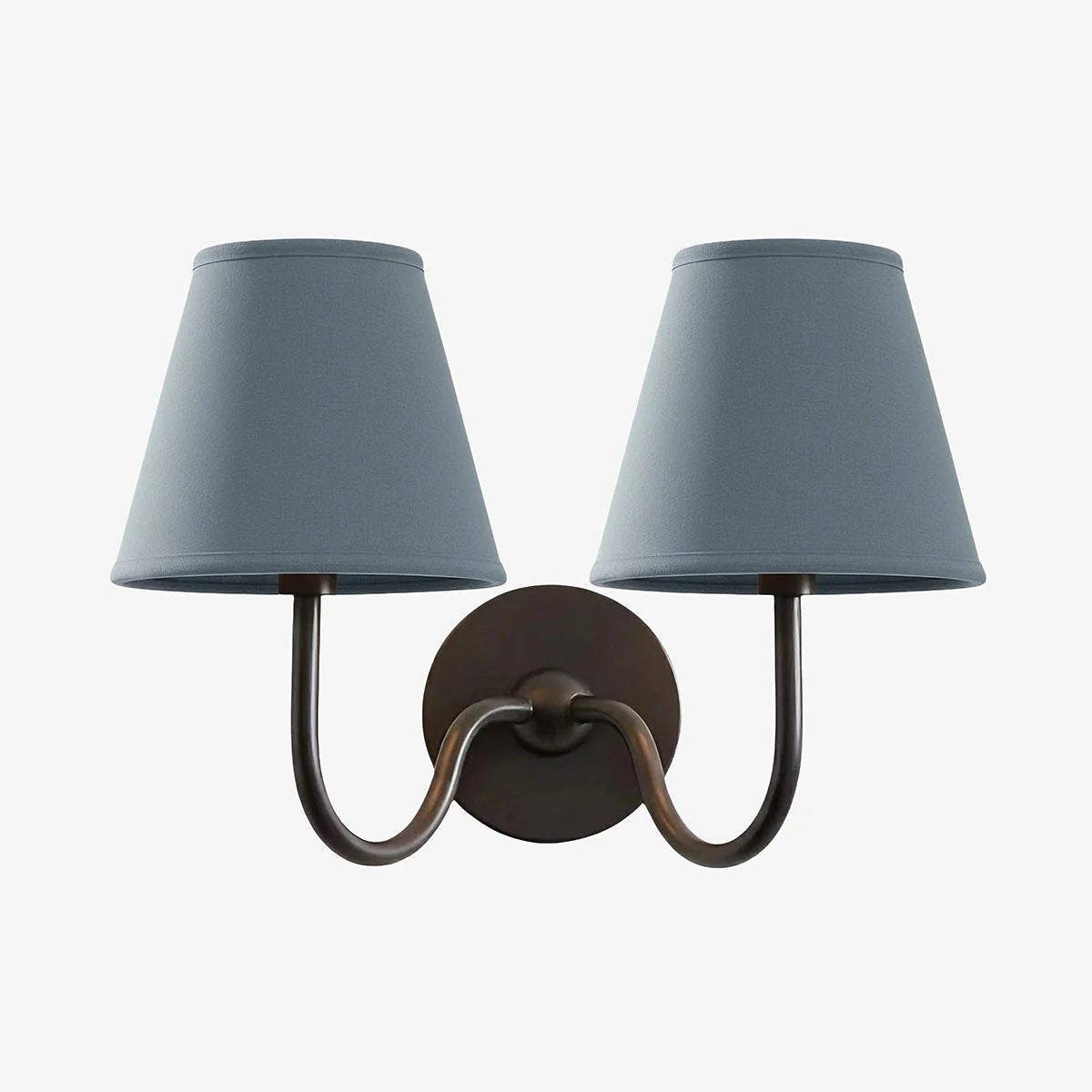 Wall Lamp Fabric Shade Soft Diffused Light Dimmable
