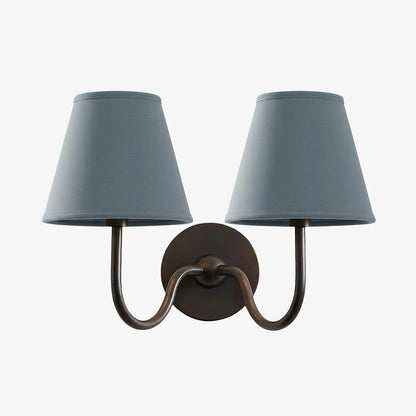 Wall Lamp Fabric Shade Soft Diffused Light Dimmable