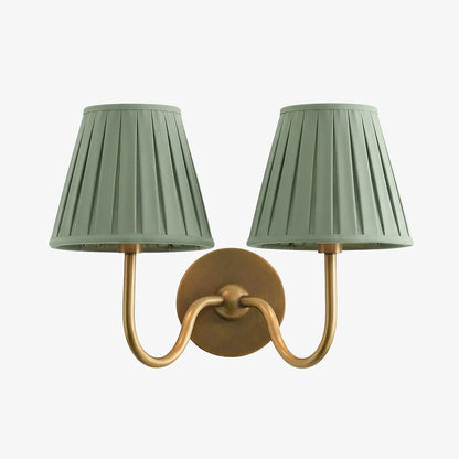 Wall Lamp Fabric Shade Soft Diffused Light Dimmable