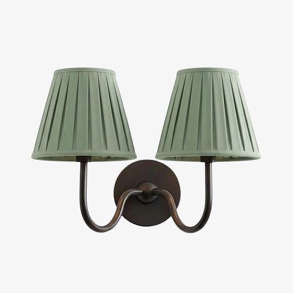 Wall Lamp Fabric Shade Soft Diffused Light Dimmable