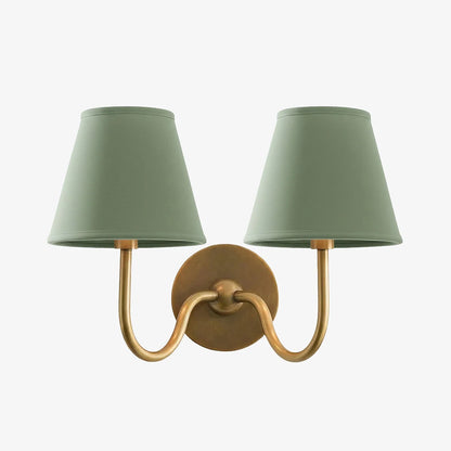 Wall Lamp Fabric Shade Soft Diffused Light Dimmable