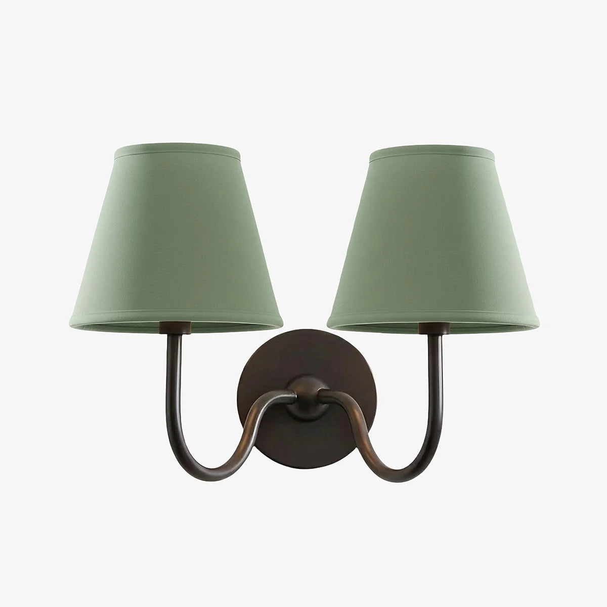 Wall Lamp Fabric Shade Soft Diffused Light Dimmable