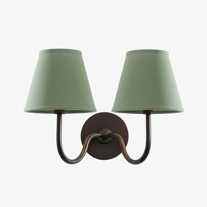 Wall Lamp Fabric Shade Soft Diffused Light Dimmable