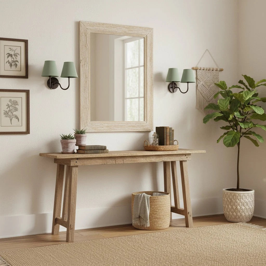Wall Lamp Fabric Shade Soft Diffused Light Dimmable