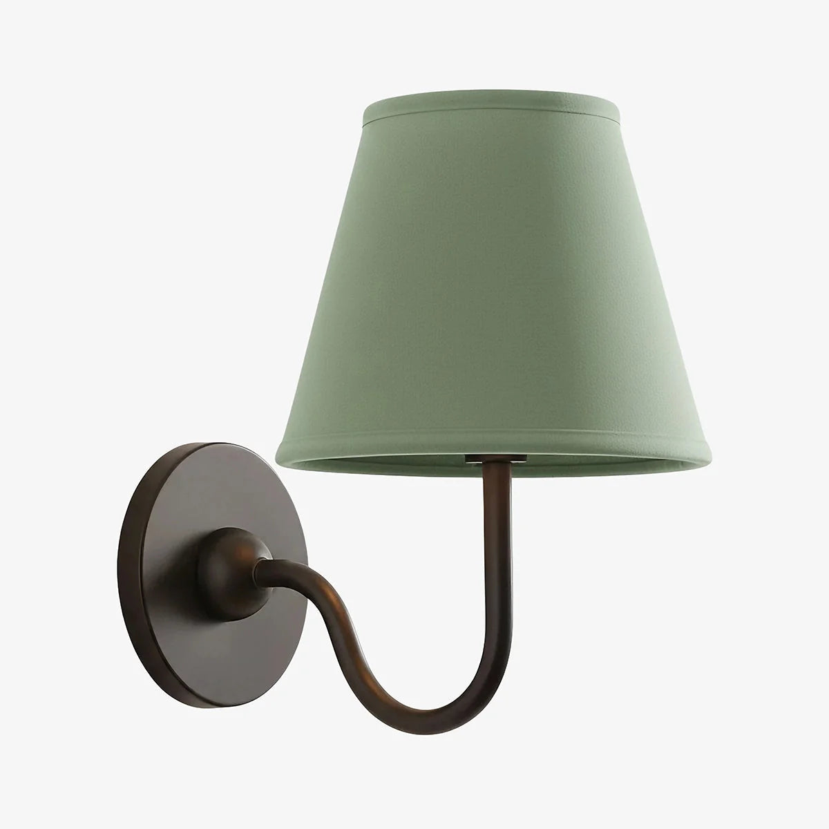 Wall Lamp Fabric Shade Soft Diffused Light Dimmable