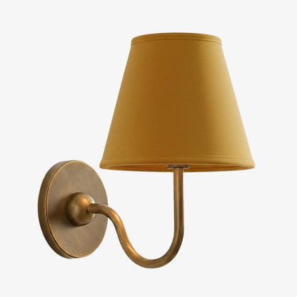 Wall Lamp Fabric Shade Soft Diffused Light Dimmable