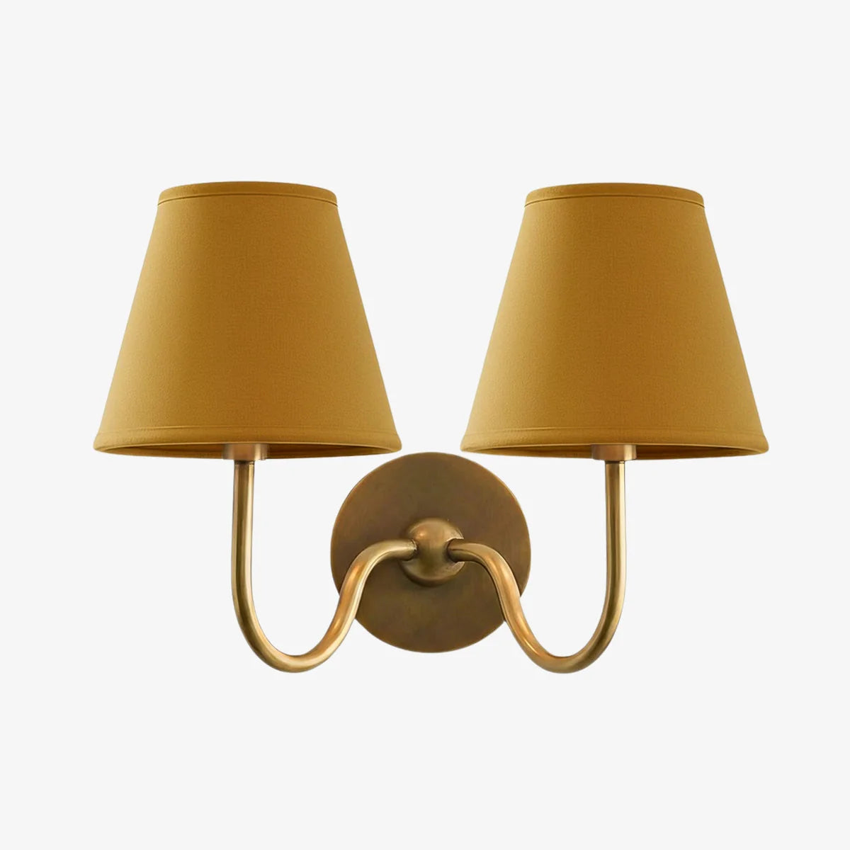 Wall Lamp Fabric Shade Soft Diffused Light Dimmable