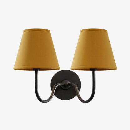 Wall Lamp Fabric Shade Soft Diffused Light Dimmable