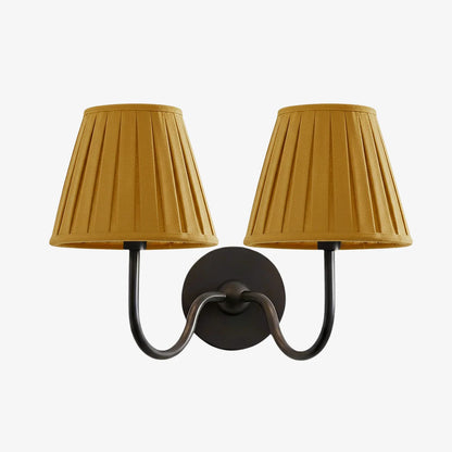 Wall Lamp Fabric Shade Soft Diffused Light Dimmable