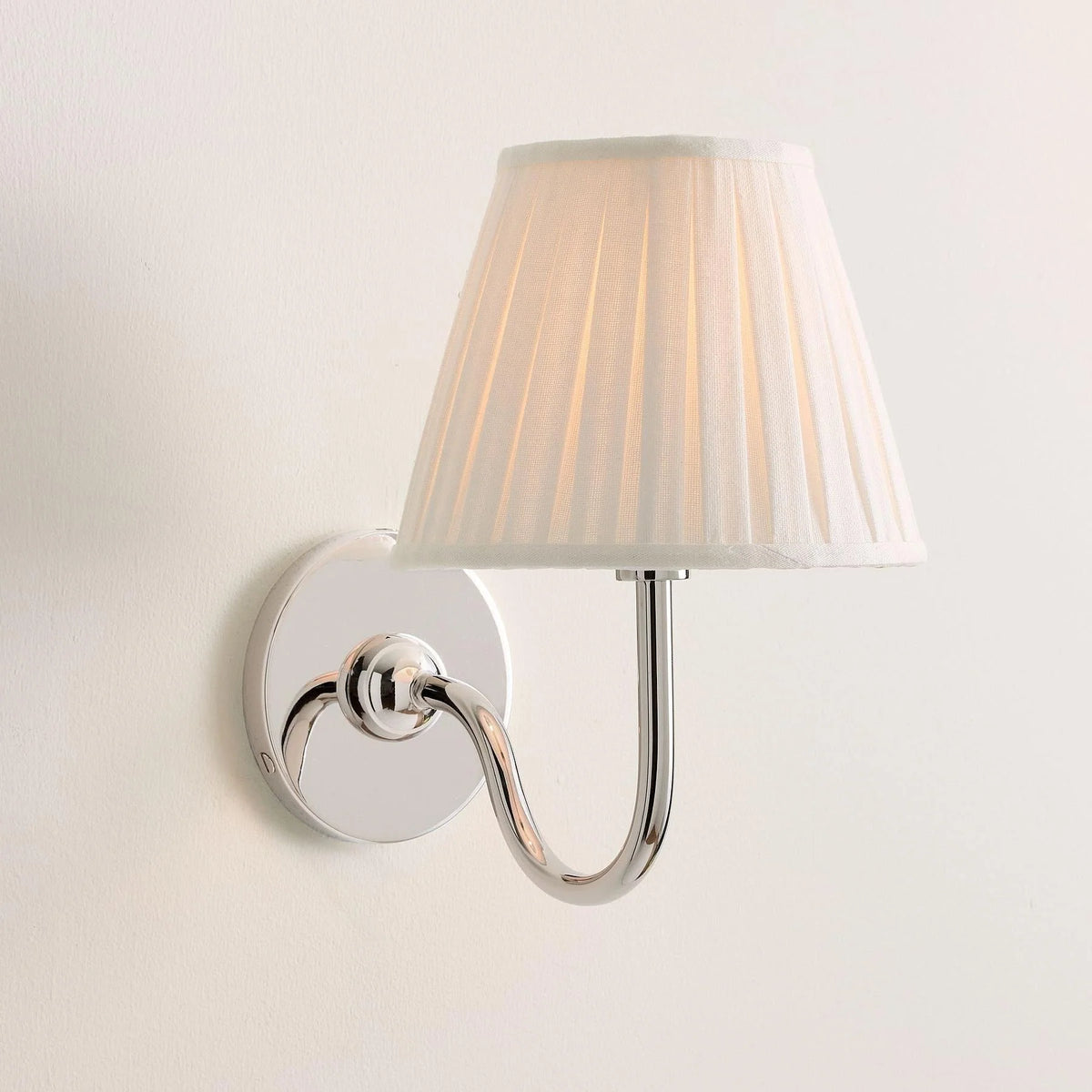 Wall Lamp Fabric Shade Soft Diffused Light Dimmable