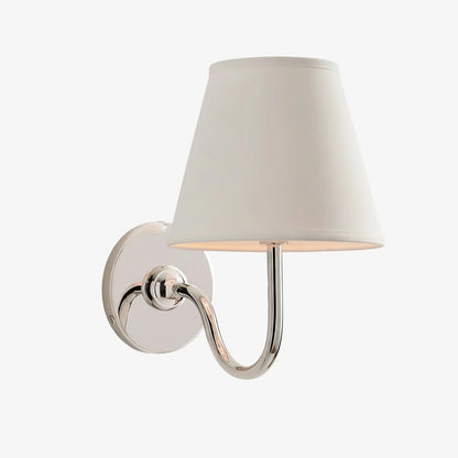 Wall Lamp Fabric Shade Soft Diffused Light Dimmable