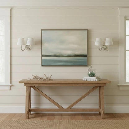 Wall Lamp Fabric Shade Soft Diffused Light Dimmable