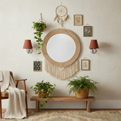 Wall Lamp Fabric Shade Soft Diffused Light Dimmable