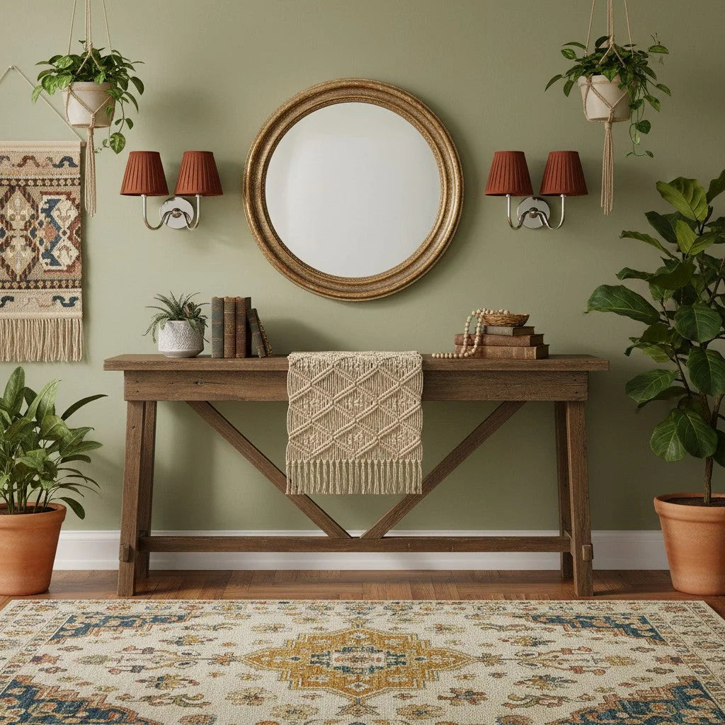Wall Lamp Fabric Shade Soft Diffused Light Dimmable