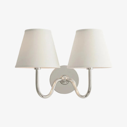 Wall Lamp Fabric Shade Soft Diffused Light Dimmable