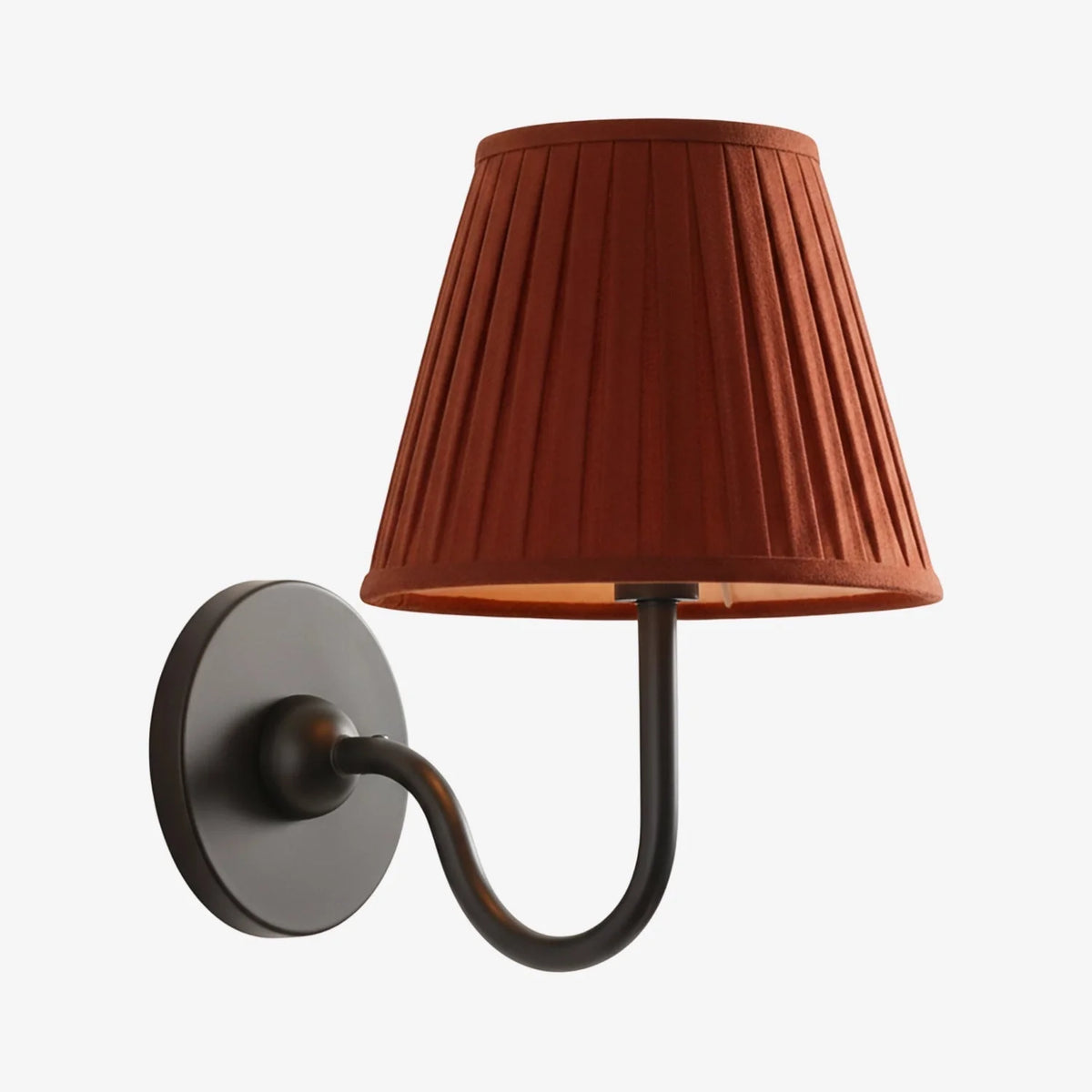 Wall Lamp Fabric Shade Soft Diffused Light Dimmable