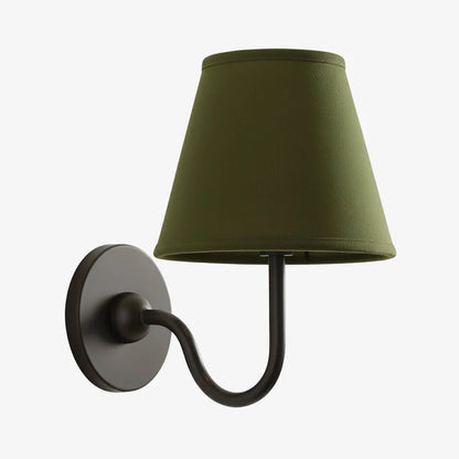 Wall Lamp Fabric Shade Soft Diffused Light Dimmable
