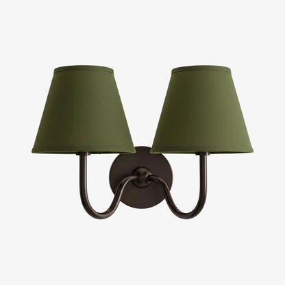 Wall Lamp Fabric Shade Soft Diffused Light Dimmable