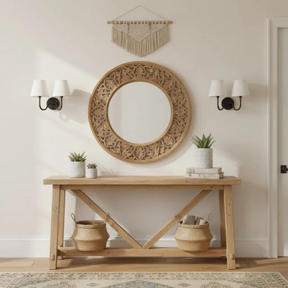 Wall Lamp Fabric Shade Soft Diffused Light Dimmable