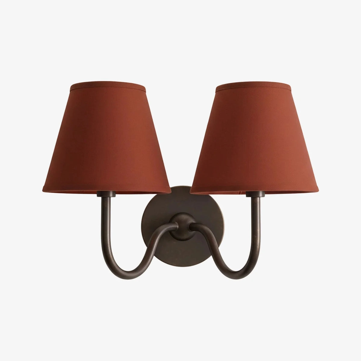 Wall Lamp Fabric Shade Soft Diffused Light Dimmable