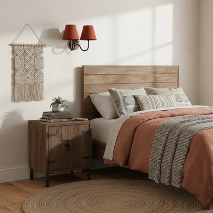 Wall Lamp Fabric Shade Soft Diffused Light Dimmable