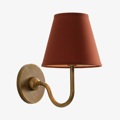 Wall Lamp Fabric Shade Soft Diffused Light Dimmable