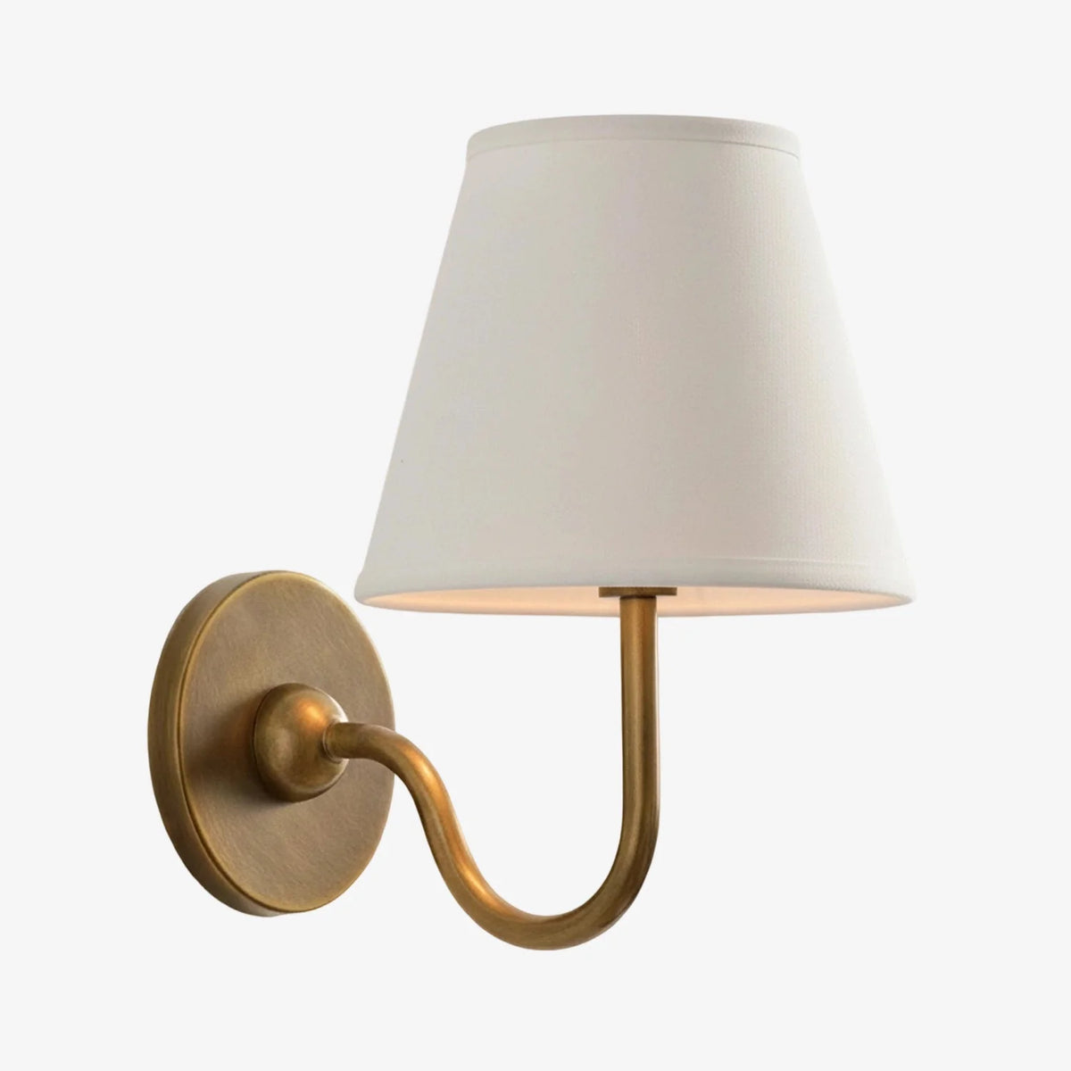 Wall Lamp Fabric Shade Soft Diffused Light Dimmable