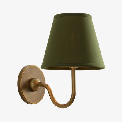Wall Lamp Fabric Shade Soft Diffused Light Dimmable