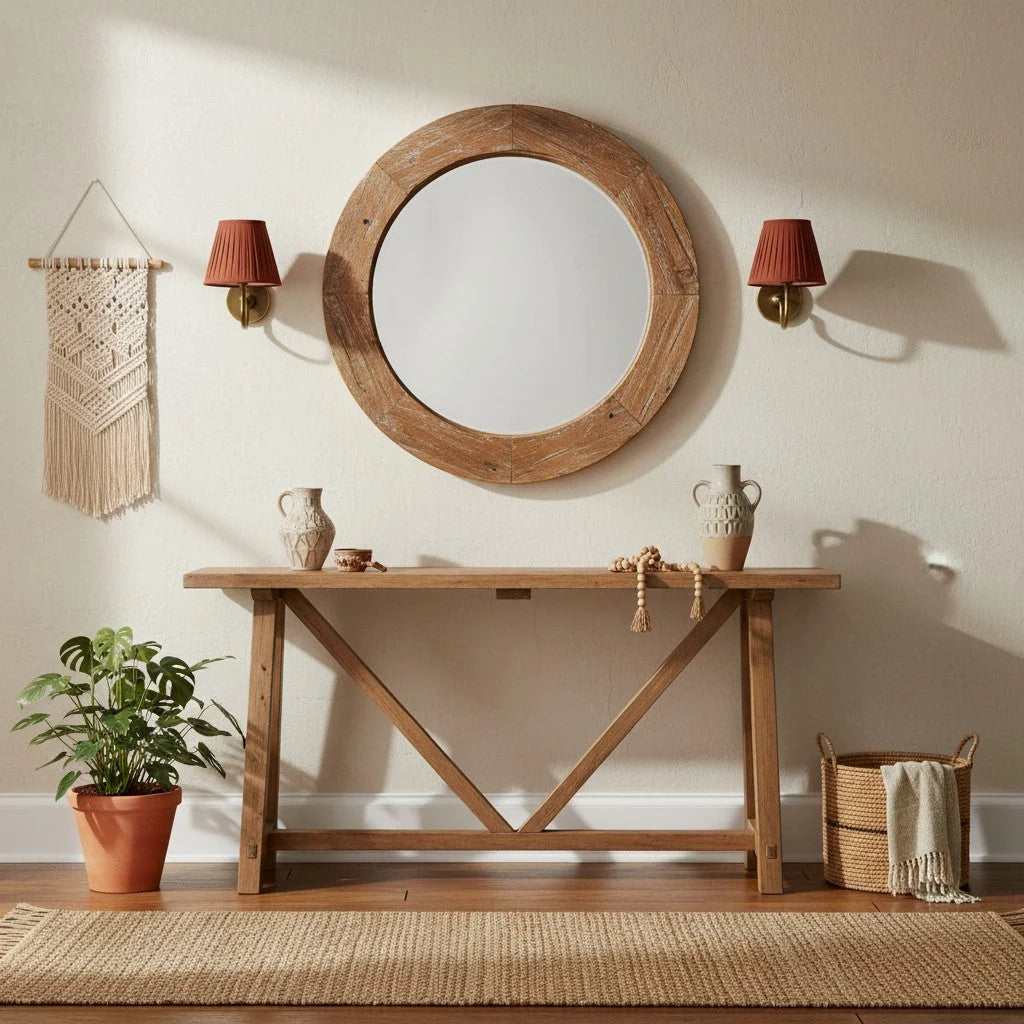 Wall Lamp Fabric Shade Soft Diffused Light Dimmable