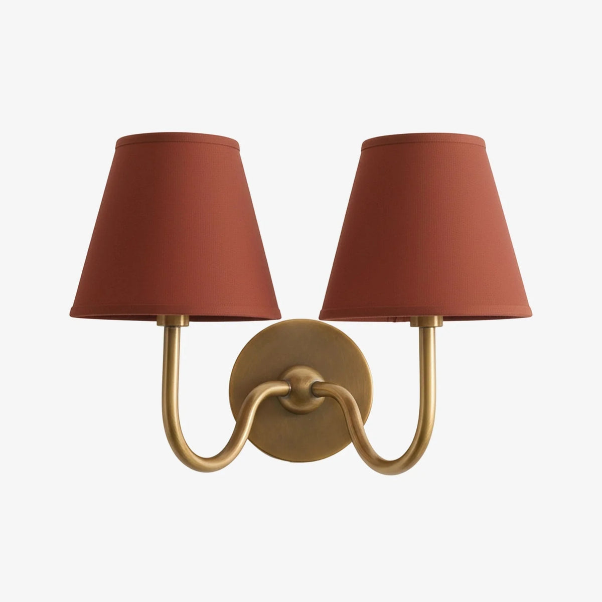 Wall Lamp Fabric Shade Soft Diffused Light Dimmable