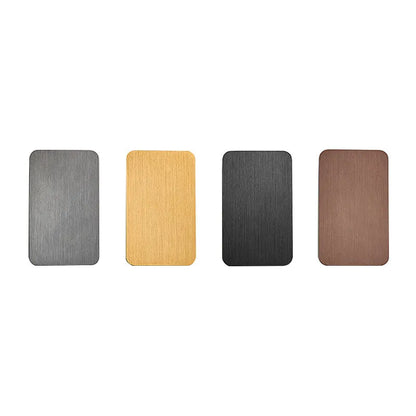 Wall Lamp Rectangular Metal Built-In Warm LED