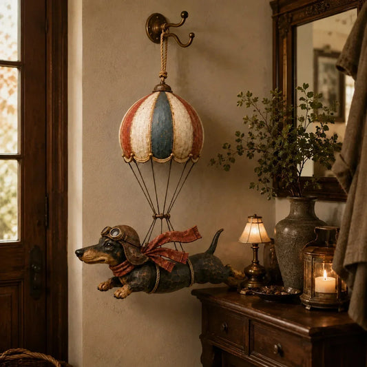 Wall Lamp Santa Balloon Design Warm White Light