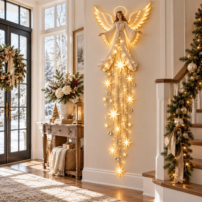 Wall Light Angel Starfall Festive Design