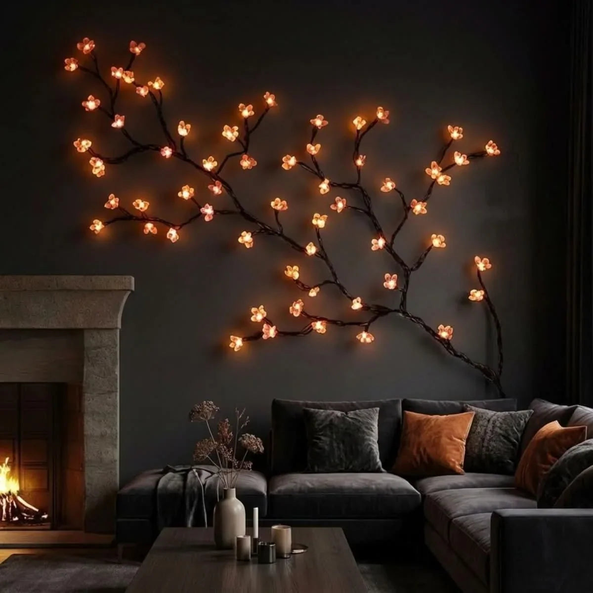 Wall Light Cherry Blossom Warm White LED