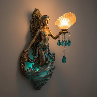 Wall Light Handcrafted Fantasy Motifs Warm LED Battery Powered