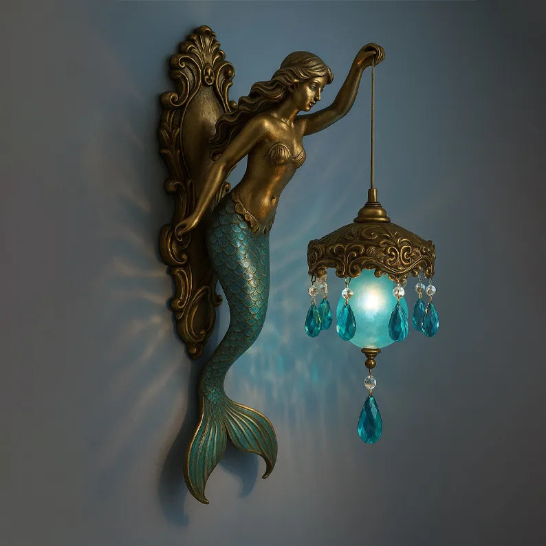 Wall Light Handcrafted Fantasy Motifs Warm LED Battery Powered