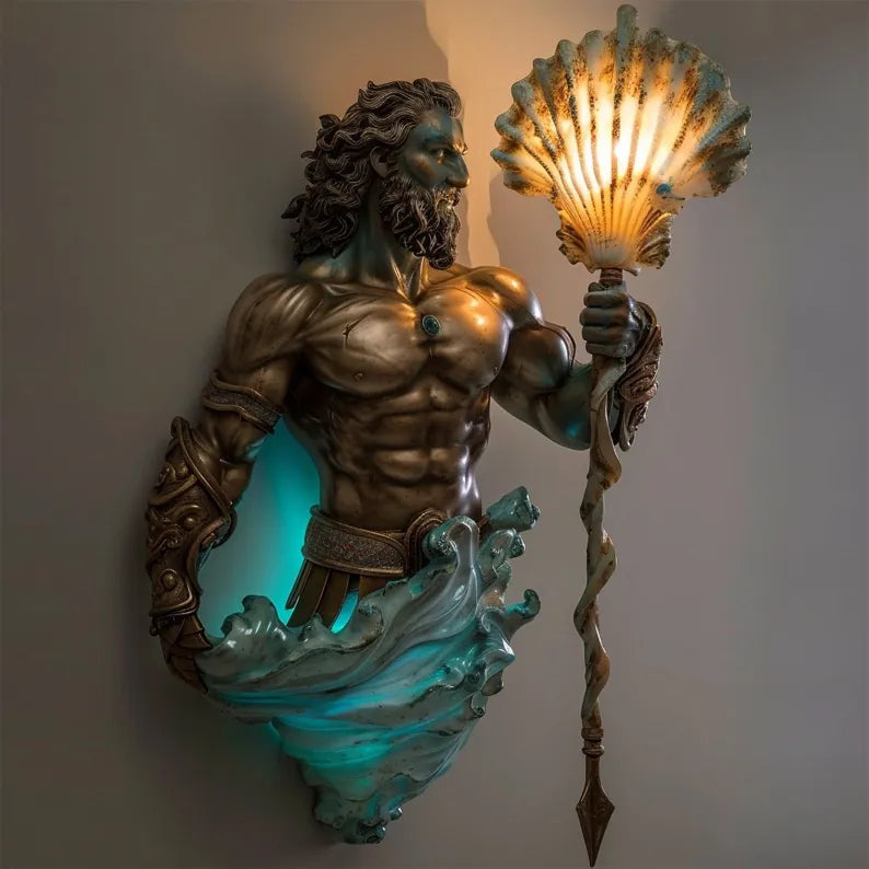 Wall Light Handcrafted Fantasy Motifs Warm LED Battery Powered