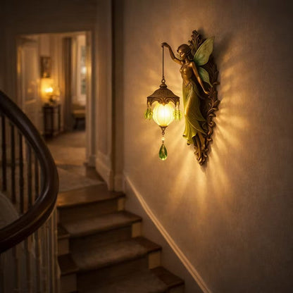 Wall Light Handcrafted Fantasy Motifs Warm LED Battery Powered